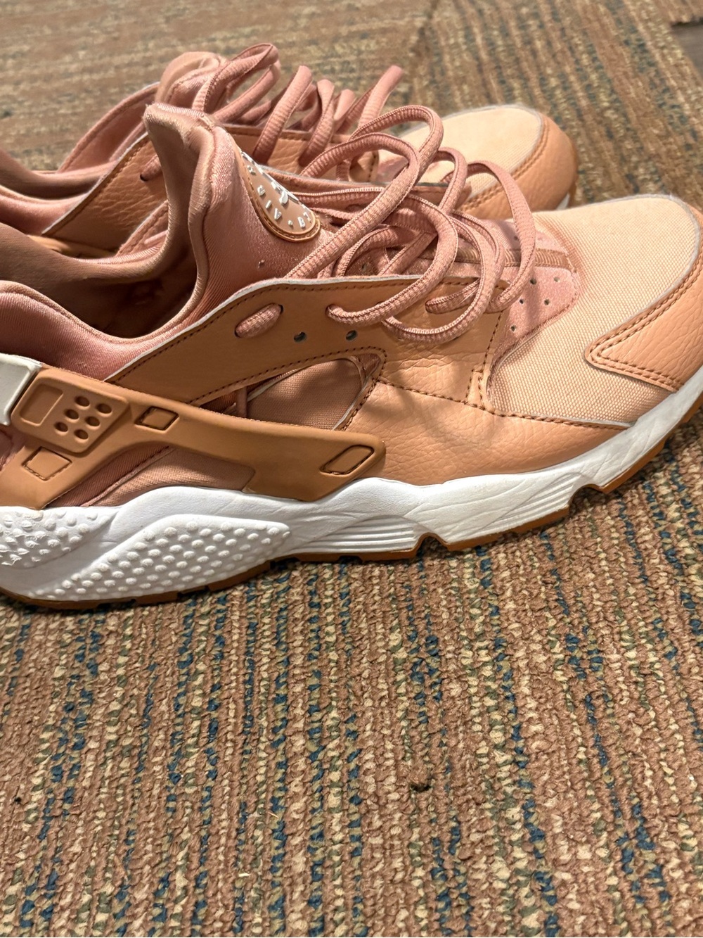 Nike Women’s Salmon/Pink Lace-Up Sneakers